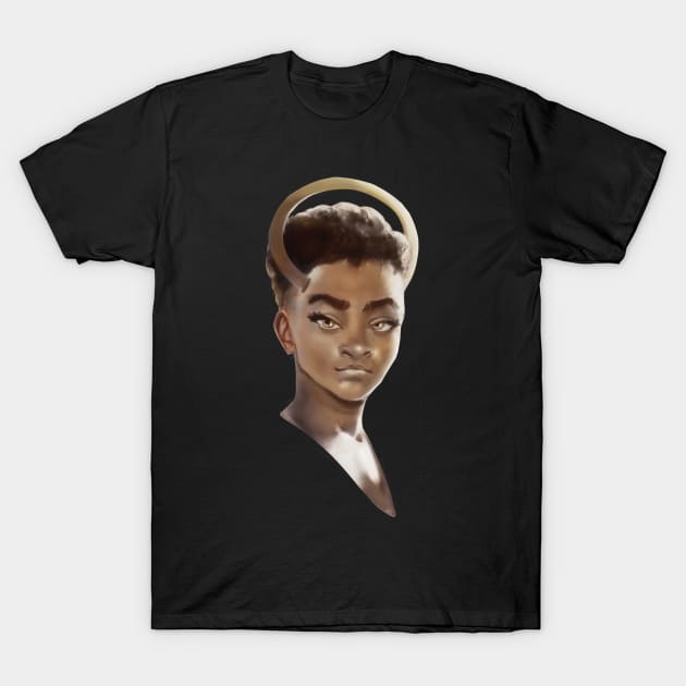 Black woman angel T-Shirt by Alexgle